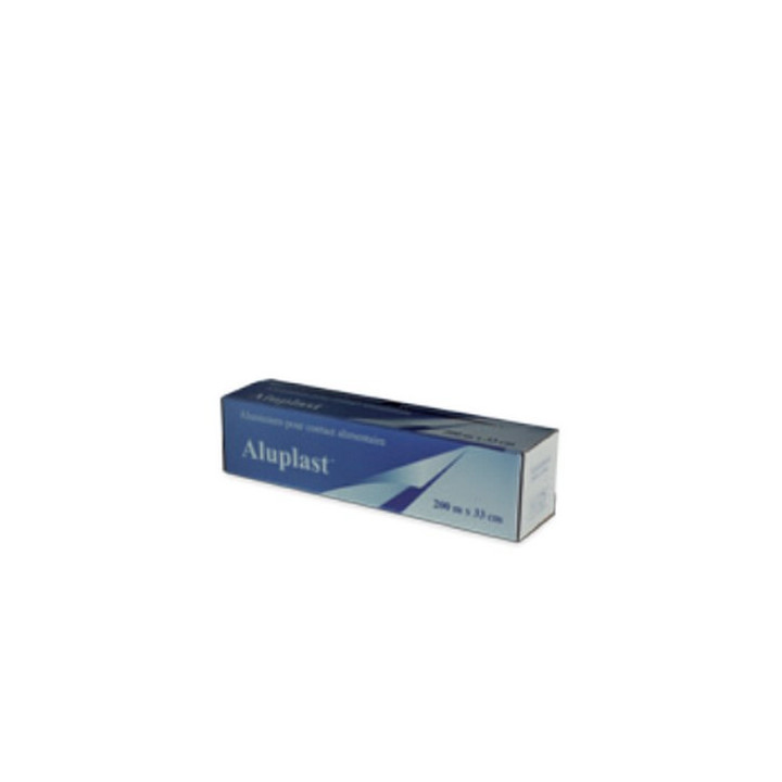 Rouleau feuille aluminium 200 x 0,33 m|Papiers alimentaires|pkgfood