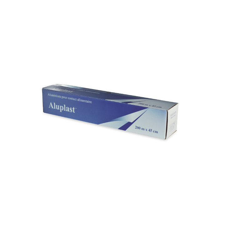 Rouleau feuille aluminium 200 x 0,44 m|Papiers alimentaires|pkgfood
