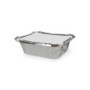 Barquette en aluminium avec couvercle en carton blanc 430 ml - 1 000 pcs|Barquettes|pkgfood