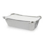 Barquette en aluminium avec couvercle en carton blanc 685 ml - 1 000 pcs|Barquettes|pkgfood