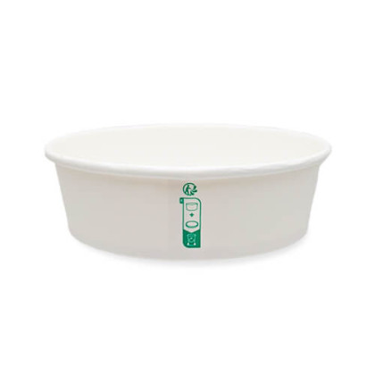 Bol saladier blanc en carton 500 ml – PKG FOOD