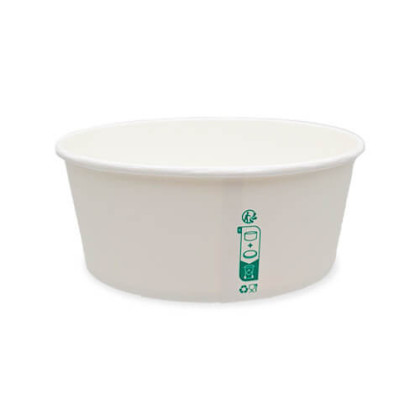 Bol saladier blanc en carton 750 ml – PKG FOOD