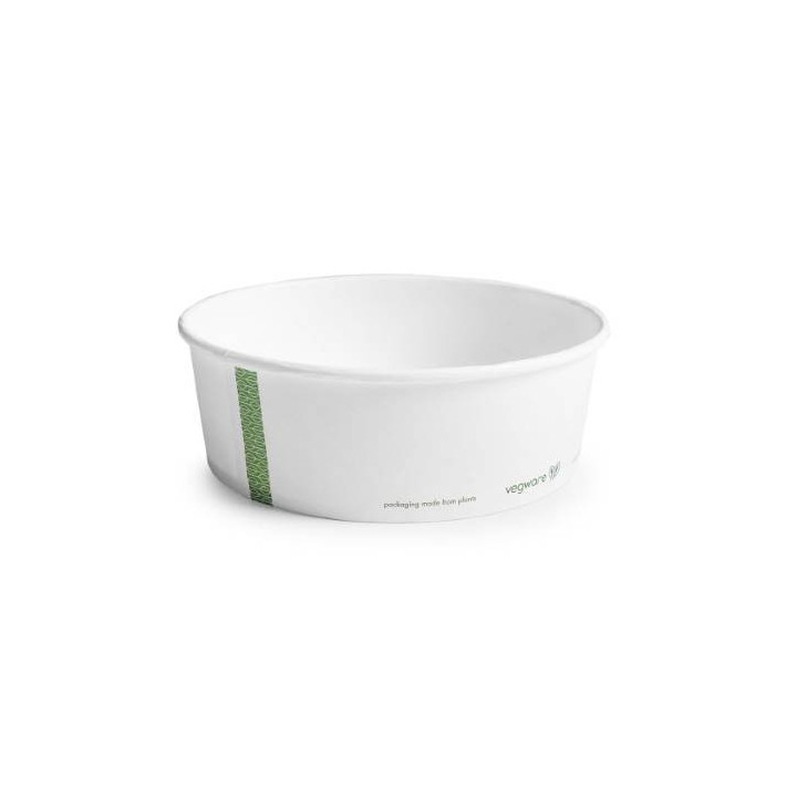 Saladier carton blanc PLA 1000 ml – PKG FOOD