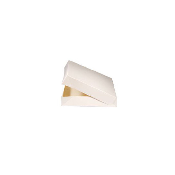 Boîte pâtissière blanche 16x16x5 cm - 50 pcs|Boîtes à emporter|pkgfood