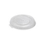 Couvercle RPET 95 mm plat transparent avec passage de paille PKG FOOD
