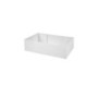 Caissette pâtissière en carton blanc 22x15x5 cm - 100 pcs|Caissettes|pkgfood