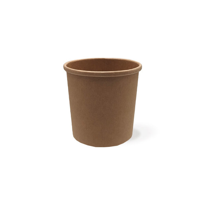 Pot à soupe carton kraft brun 12 oz 360 ml – PKG FOOD