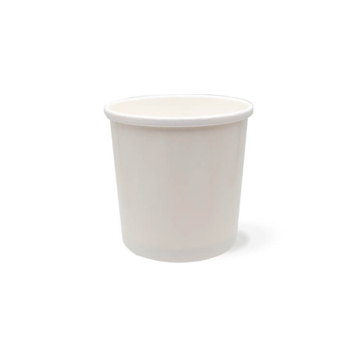 Pot à soupe carton blanc 12 oz 360 ml sans couvercle – PKG FOOD