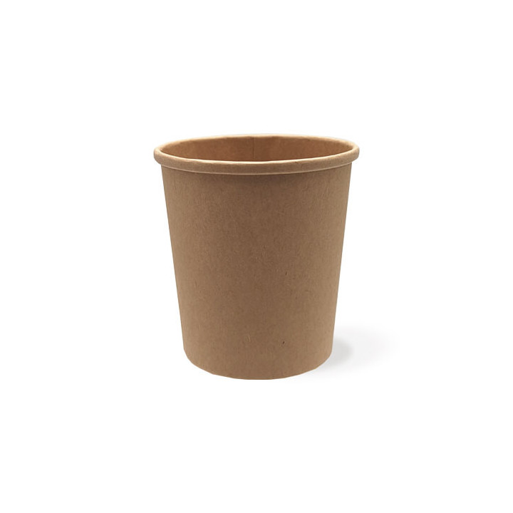 Pot à soupe carton kraft brun 16 oz 480 ml – PKG FOOD