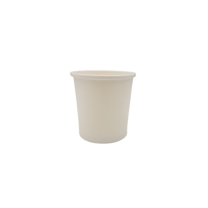 Pot à soupe carton blanc 16 oz 480 ml sans couvercle – PKG FOOD
