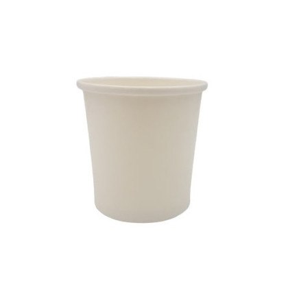 Pot à soupe carton blanc 16 oz 480 ml sans couvercle – PKG FOOD