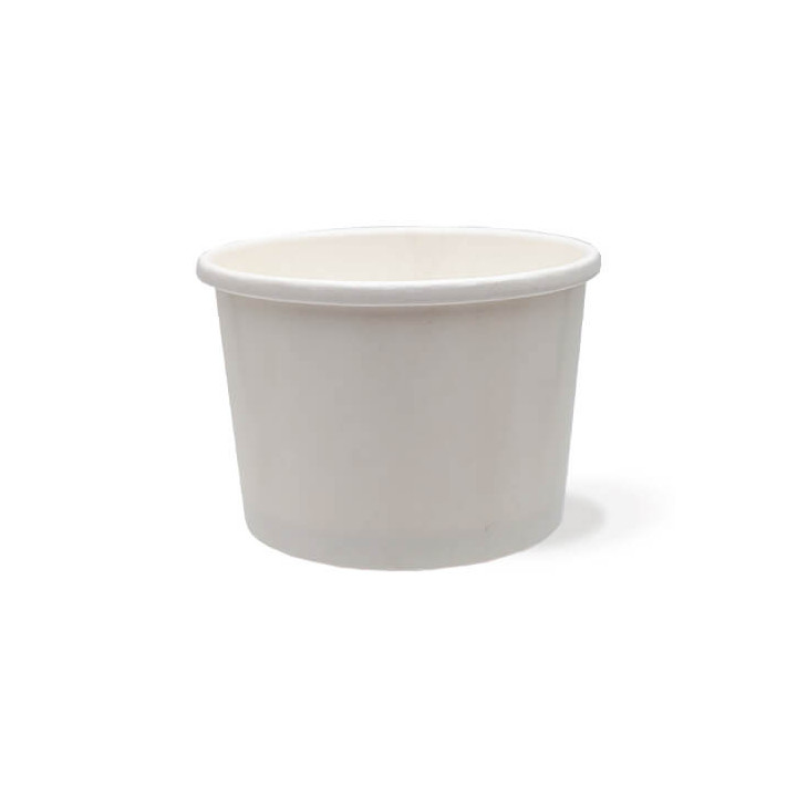 Pot à soupe carton blanc 240 ml 8 oz HD8S – PKG FOOD