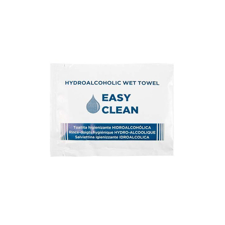 Rince-doigt hydro-alcoolique en cellulose blanc 6x8 cm - 100 pcs|Consommables|pkgfood