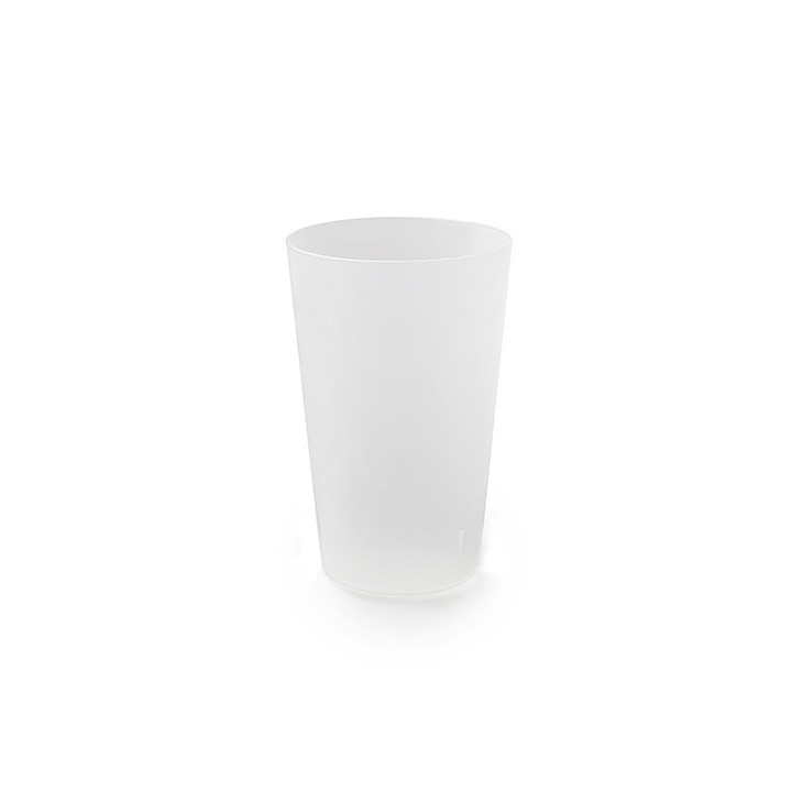 Gobelet réutilisable givré translucide 330 ml - 500 pcs|Gobelets|pkgfood