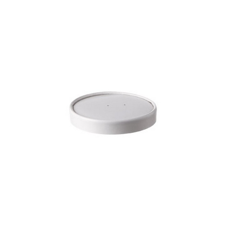 Couvercle en carton blanc pour pots à soupe 26 et 32 oz - 500 pcs|Pots|pkgfood