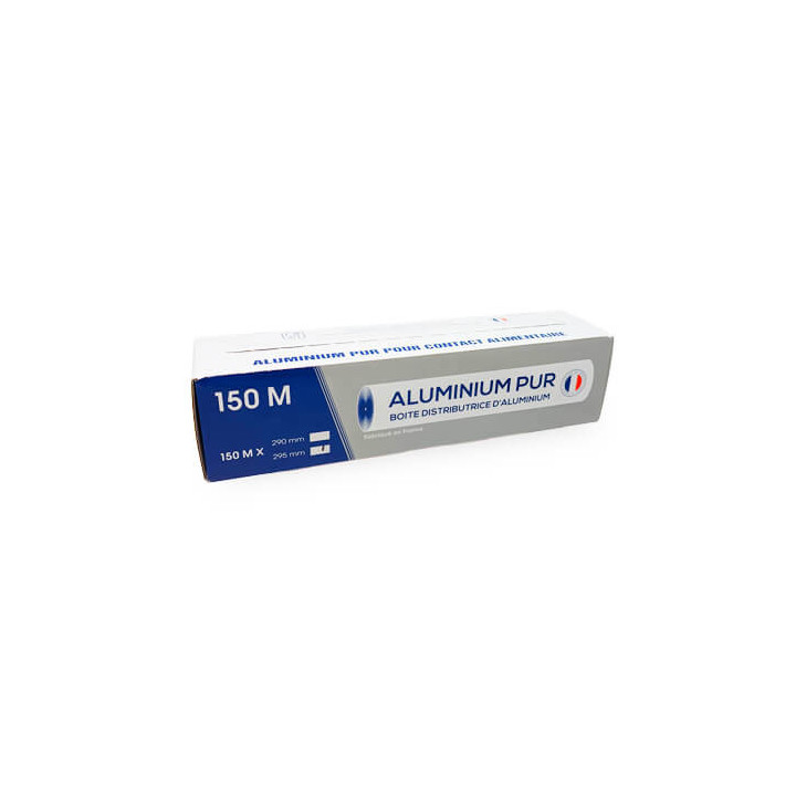 Rouleau aluminium alimentaire 150 x 0,30 m – 11 microns|Papiers alimentaires|pkgfood