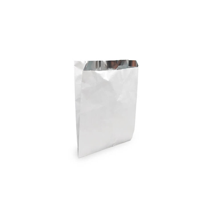 Sachet intérieur aluminium, extérieur blanc 18+6x25 cm - 1 000 pcs|Sachets - Emballages|pkgfood