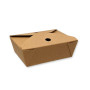 Boîte BIOPACK 500 ml avec trous aérateurs prédécoupés PKG FOOD
