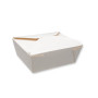 Boîte repas blanche 500 ml pour vente à emporter PKG FOOD