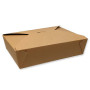 Boîte repas en carton kraft brun 1400 ml - 200 pcs|Boîtes à emporter|pkgfood