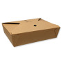 Boîte repas en carton kraft brun 1400 ml - 200 pcs|Boîtes à emporter|pkgfood