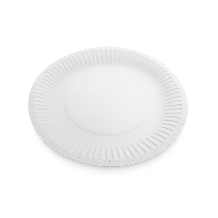 Assiette carton Ø 230 mm biodégradable et compostable - 1000 pcs|Assiettes jetables|pkgfood