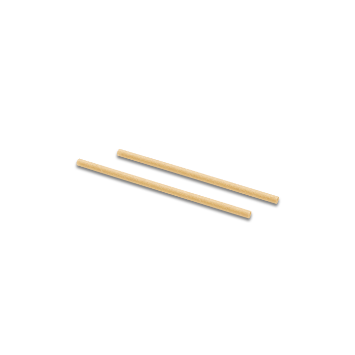 Pailles en Fibre de Canne à Sucre Ø8 mm 200 mm - 250 pcs|Pailles|pkgfood